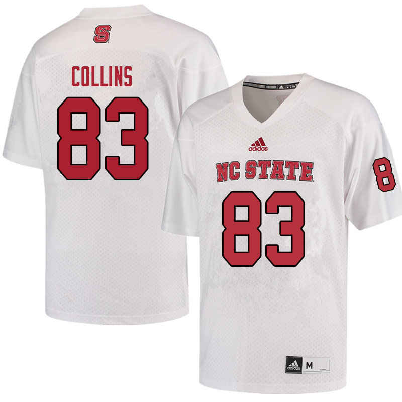 Men #83 Eric Collins NC State Wolfpack College Football Jerseys Sale-Red - Click Image to Close